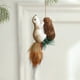 thumbnail image 4 of Mini adornos para árbol de Navidad, lindas ardillas realistas, figuras colgantes, piñas, adornos colgantes, animales del bosque, ardillas de espuma, 4 of 6