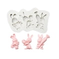 thumbnail image 4 of MesaSe 3D Rabbit Easter Bunny Silicone Cake Molds Fondant Resin Molds Cake Tools Pastry, 4 of 4