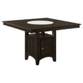 thumbnail image 2 of Benjara Uric Counter Height Dining Table Set w/ Wine Storage - Brown/Tan, 2 of 6