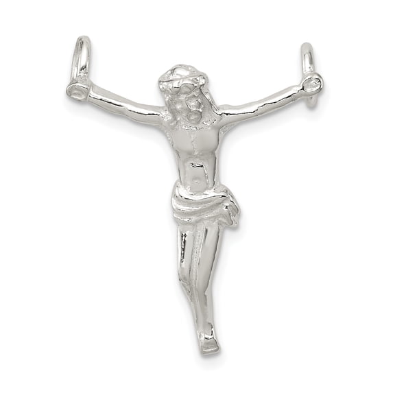 Beautiful Sterling Silver Corpus (Crucified Christ) Pendant