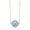 Steel, variant on Hypoallergenic Stainless Steel 16" Pie Pieces Gold Pendant Necklace for Women