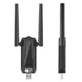 thumbnail image 1 of Tarjeta Red AC1300Mbps USB Doble Banda 2 4/5Ghz Compatible Con Windows XP/Vista/11/10, 1 of 9