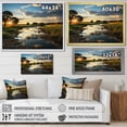 thumbnail image 4 of Designart "Green Yellow Illinois horizon" Landscapes Wall Art Living Room, 4 of 5
