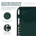 thumbnail image 6 of Best Choice Products Oversized Zero Gravity Chair, Folding Outdoor Patio Recliner w/ Cup Holder - Forest Green, 6 of 8