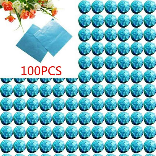 100pcs Square Aluminum Foil Wrappers Colorful wrappers candy Package for Sweets Candy Chocolate Lollipops