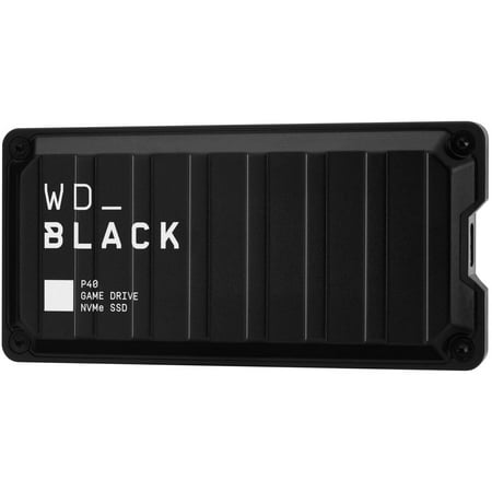 WD - BLACK P40 Game Drive for PC, PS4, PS5 and Xbox 1TB External USB 3.2 Gen 2x2 Portable SSD - Black
