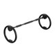 thumbnail image 1 of Aro de fitness, ejercitador ergonómico multifuncional portátil para hombres y mujeres, Negro, 1 of 9