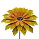 thumbnail image 2 of Estaca decorativa de jardín con flor de metal y acabado resistente a la oxidación para jardines, céspedes, patios y entradas de patios., 2 of 8