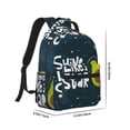 thumbnail image 2 of Yiaed Avocado in Space1 Print School Backpack College Backpack Daypacks for Students High School Spacious and Durable Daypack for Work and Travel-One Size, 2 of 6