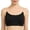 zb-Black, variant on AWZXDE Womens Bras Solid Color Clear Strap Backless Underwire Style Bra Comfortable Daily Wear Black,L