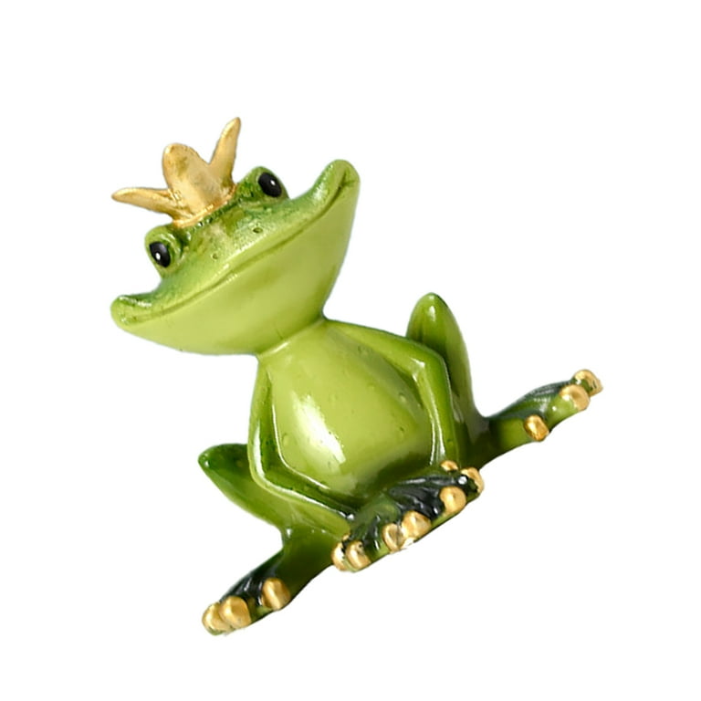  IMIKEYA 1pc Flower Pot Pendant Miniature Frog Garden Statue  Reading Frog Garden Statue Reading Frog Figurine Animals Frog Garden Decor  Bunny Statue Resin Craft Ornament Lawn Rabbit Lovers : 露臺、草皮與花園