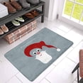 thumbnail image 3 of MKHERT Cute Christmas Santa Claus Xmas Year Doormat Rug Home Decor Floor Mat Bath Mat 30x18 inch, 3 of 3