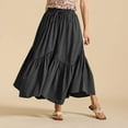 thumbnail image 4 of Njagoc3 Womens High - Waisted Flowy Utility - Style Maxi Skirt - Casual for Summer Lounging, 4 of 6