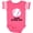 Football Pink and White, variant on Inktastic Future Softball Star Sports Girls Baby Bodysuit