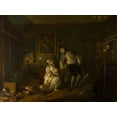 thumbnail image 2 of Hogarth, William 14x12 White Modern Wood Framed Museum Art Print Titled - Marriage A la Mode 5 The Bagnio, 2 of 4