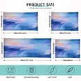 thumbnail image 2 of Azure Blue Marble Plush Pillow Cases King Size Ultra Soft Warm Pillowcases with Zipper 20"x40", 2 of 9