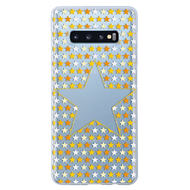 Funda para Galaxy S10 Plus InstaCase Antigolpes Estrellas Amarillas