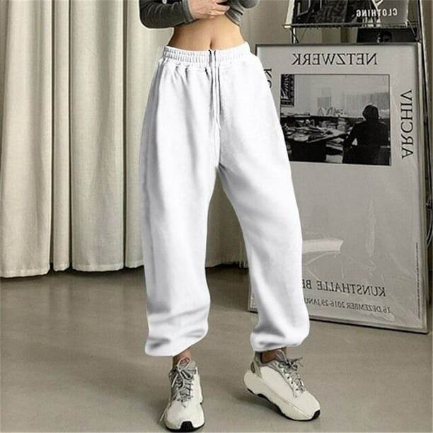 Loose Dress Pants Women Pants Comfy High with Pockets Waisted Athletic  Joggers Workout Sweatpants Womens Pants Black