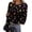 Green, variant on Womens Fitted Base Layer T Shirt Halloween Print Crewneck Pullover Long Sleeve Top with Thumb Holes Slim Fit Rib Knit Watermelon Red S