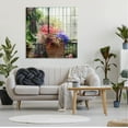 thumbnail image 2 of Sunlit Potted Plants Greenhouse Botanical & Floral Painting Gallery Wrapped Canvas Print Wall Art, 2 of 7