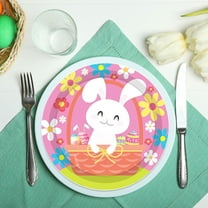 Goattoy Easter Decorations Disposable Plates Indoor for Home,Office,Bedroom,Easter Decor Festival Party Supplies, Saving Sales,Spring Gifts for Kids, Family, Friends