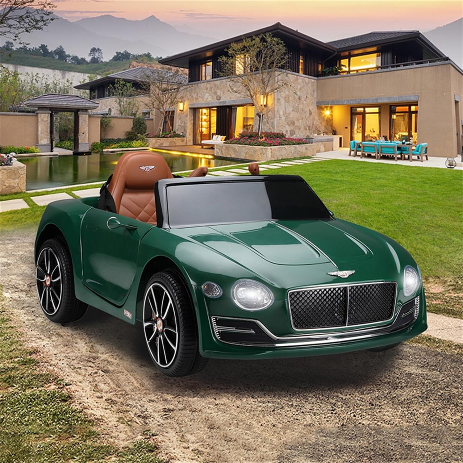CIPACHO Bentley Officially Licensed Kids 12V Powered Ride On Car, Electric Vehicle Toy for Boys and Girls Aged 3-6, Green CIPACHO Bentley Officially Licensed Kids 12V Powered Ride On Car, Electric Vehicle Toy for Boys and Girls Aged 3-6, Green