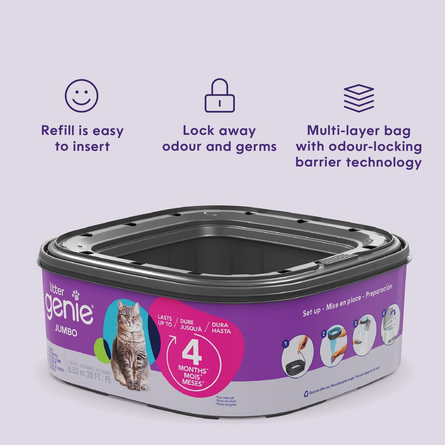 Recharge Litter Genie Jumbo - 1pk