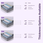NapQueen Victoria 12 Twin-XL, Gel Infused Memory Foam and Pocket Spring Hybrid Mattress in a Box, Adult
