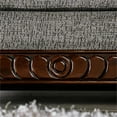thumbnail image 4 of Furniture of America Andrea Traditional Chenille Rolled Arms Sofa in Red, 4 of 5