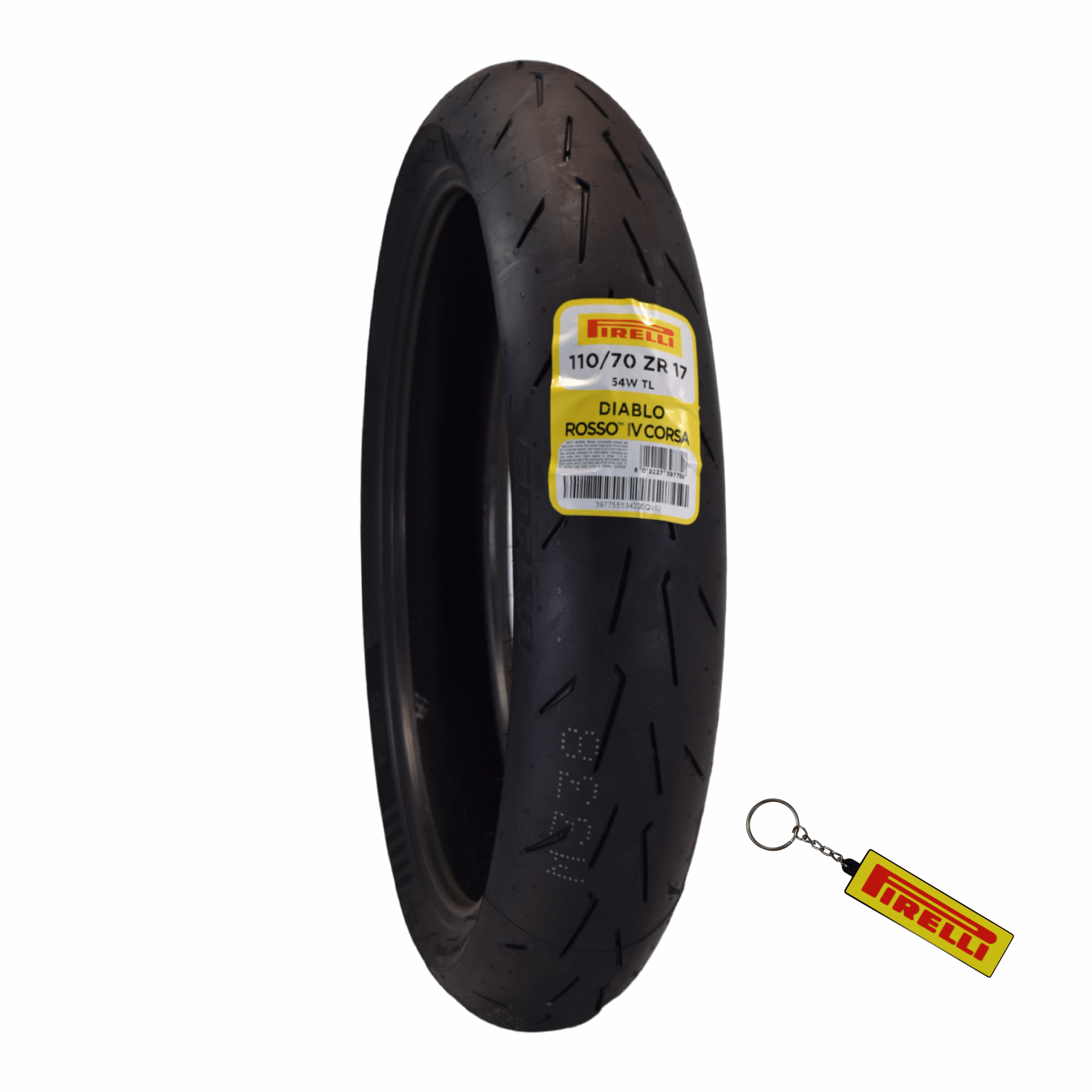Pirelli Diablo Rosso IV Motorcycle Tires, 120/70ZR17 Front