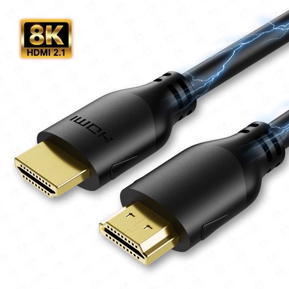HDMI Cable 10 Pies/3 M, Cable HDMI 2.1, Cables HDMI 4k120hz 8k60hz, eARC,DTS:X, HDCP 2.2 y 2.3, HDR 10 para Tv/ps5/blu-ray/computadora/xbox/interruptor de Nintendo/sistema de Vídeo