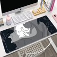 thumbnail image 3 of Alfombrilla de ratón con diseño de gato japonés, alfombrilla de ratón grande para jugador de escritorio, accesorios para juegos de ordenador, alfombra artística de 900x400, alfombrillas de juego, alfo, 3 of 5