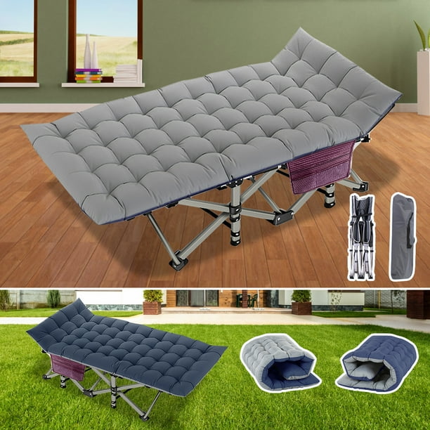 Slsy 75"* 28" Camping Cot, Portable Folding Cots for Adults, Heavy Duty