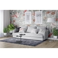 thumbnail image 2 of L'Baiet Lyla Blue Traditional Washable 5 ft. x 7 ft. Fabric Area Rug, 2 of 8