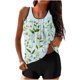 thumbnail image 1 of Traje de Baño de Dos Piezas de la Mujer Día de la Independencia Impresión Strappy Back Set Traje de Baño, Dos Piezas de Conjunto de Pantalones Cortos para la Playa, 1 of 6