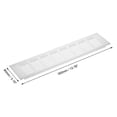 thumbnail image 2 of Rectangle Shape Ventilation Grille Aluminum Alloy Louvered Air Vents 13.78 x 3.15 Inch for Wardrobe Cupboards 2pcs, 2 of 5