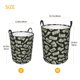 thumbnail image 3 of Fotbe Dollar Cesto de Ropa con Asas, Cesto Impermeable de Gran Capacidad, Bolsa de Lavado para Dormitorio, Cesto de Ropa con Ruedas y Asas-Medium, 3 of 6
