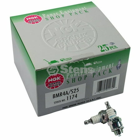 New Stens Spark Plug Shop Pack 130-433 for NGK BMR4A S25