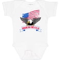 thumbnail image 3 of Inktastic American Flag Made in the USA with Bald Eagle Boys or Girls Baby Bodysuit, 3 of 5