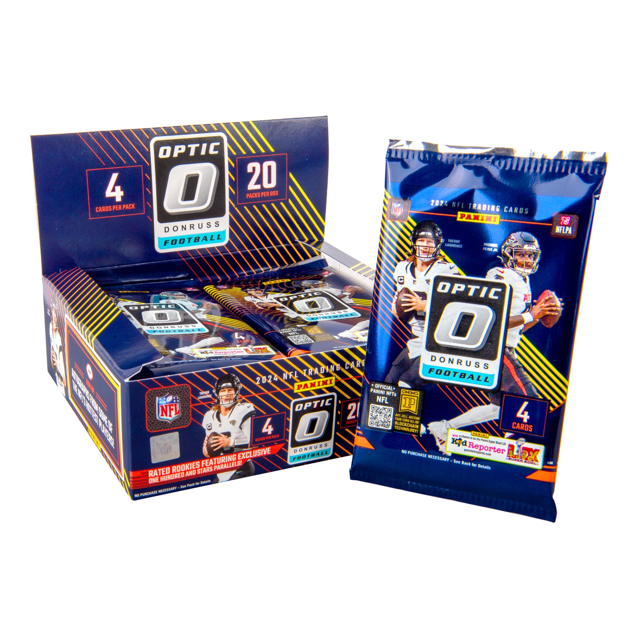 2024 Panini Donruss Optic Football 20-Pack Retail Box Trading Cards