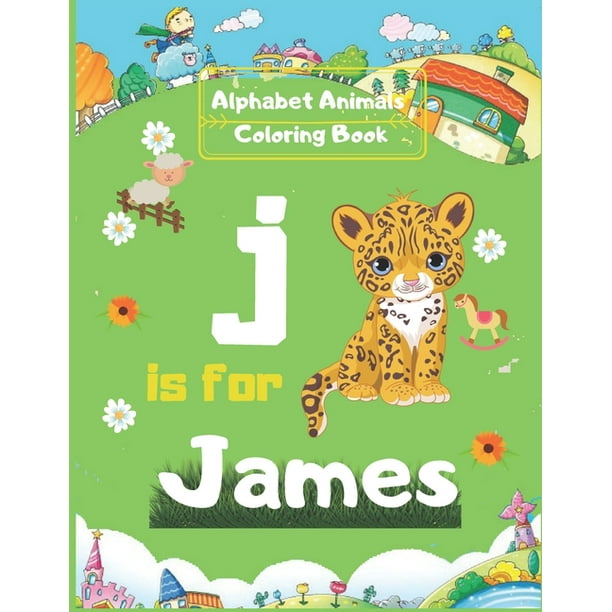 Alphabet Animals Coloring Book : 