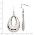 thumbnail image 4 of Stainless Steel Teardrop Dangle Shepherd Hook Earrings Drop, 4 of 8