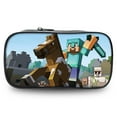 thumbnail image 1 of Minecraft School Pencil Case Kids Pen Pouch Zipper Stationery Bag Gift A, 1 of 2