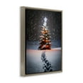 thumbnail image 4 of Stupell Industries Magic Moments Holiday Tree Holiday Photography Brown Floater Framed Canvas Art Prints Wall Art, 25 x 31, 4 of 10
