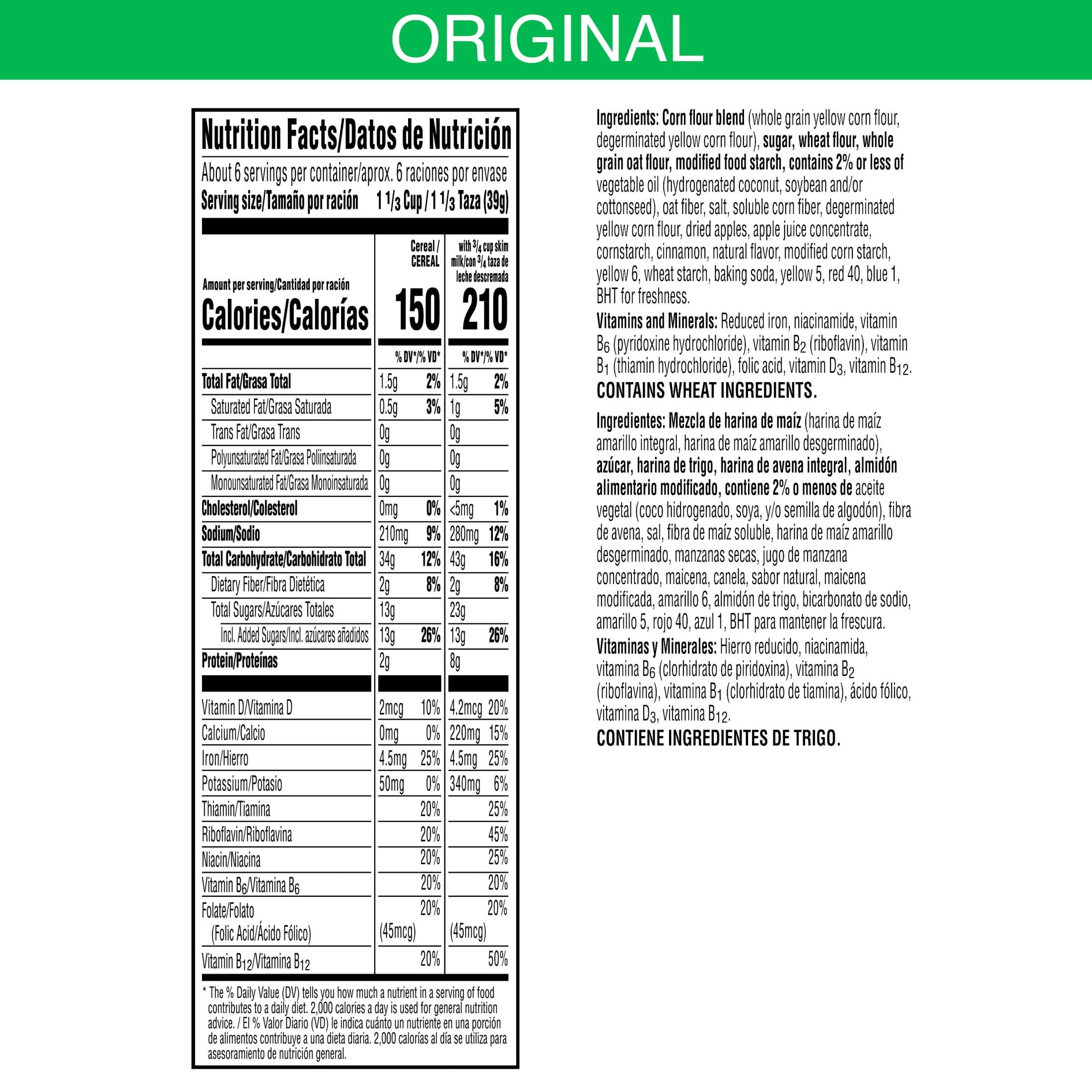 (8 pack) Kellogg's Apple Jacks Original Breakfast Cereal, 15g Whole Grains, 8.9  oz