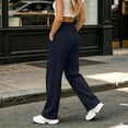 thumbnail image 4 of Kctiaxy Womens Joggers with Pockets - Womens Sweatpants Casual Loose Solid Elastic Waisted Sweat Pants for Athletic Workout Gym Running, 4 of 8