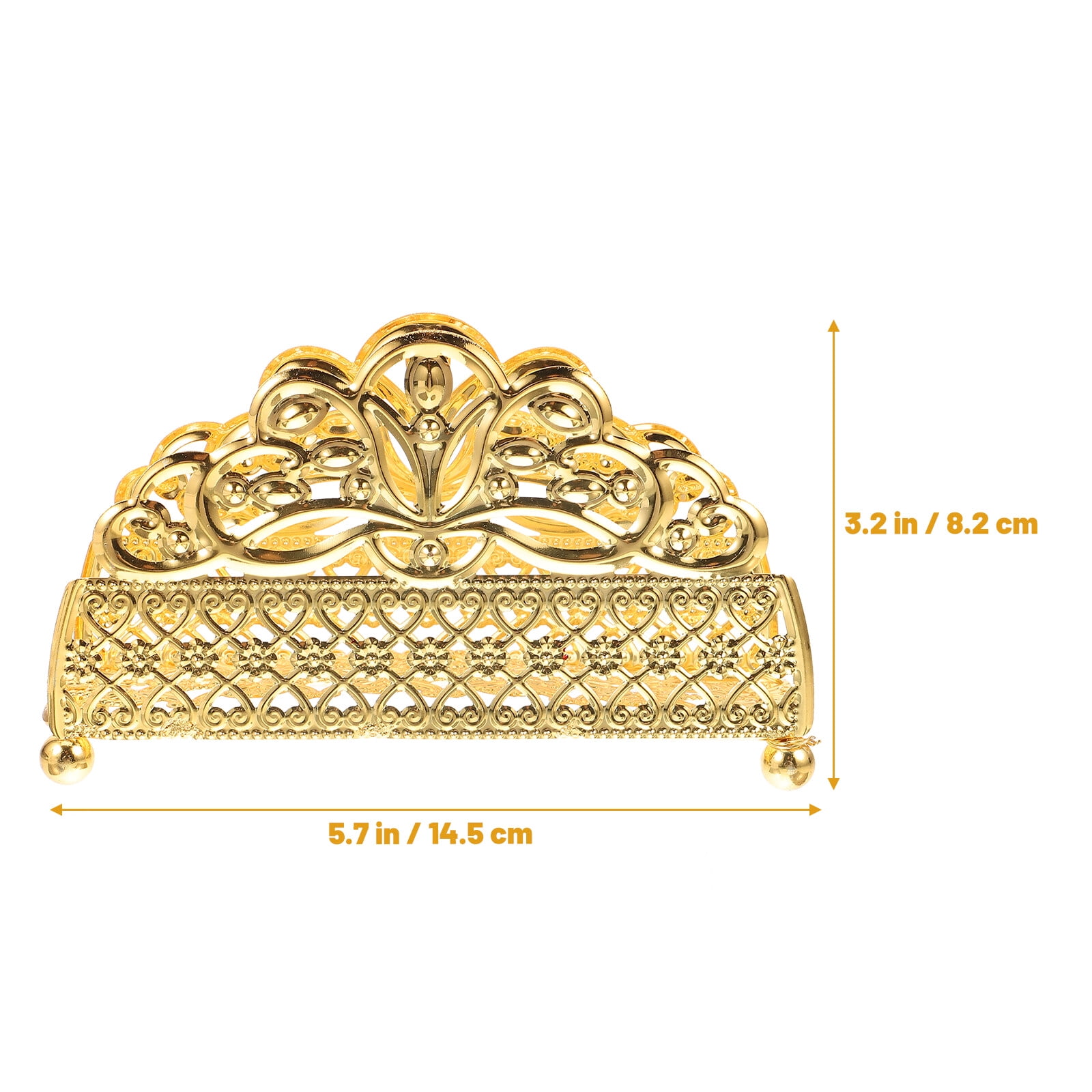 Vintage Metal Napkin Holder Tabletop Paper Napkin Stand Napkin