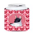 thumbnail image 1 of Caroline'S Treasures Ss4480Cc Rat Terrier Corazones Amor Y Día De San Valentín Retrato Enfriador De Latas O Abrazaderas De Botellas Funda Lavable Para Bebidas Soporte Plegable Con Aislamiento Para Beb, 1 of 1