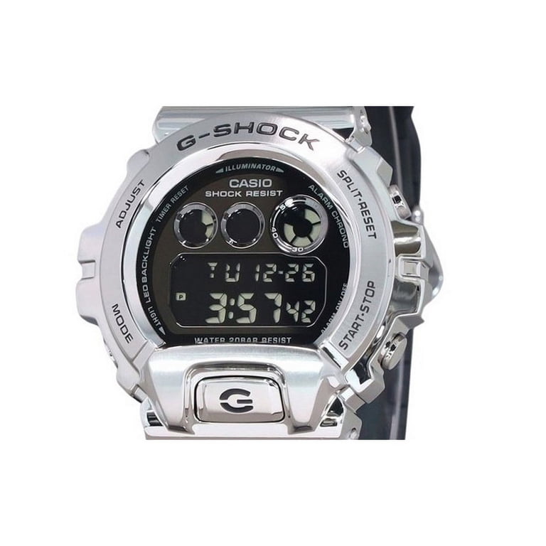 CASIO G-SHOCK 本体 シルバー Casio G-Shock Digital Metal Bezel Resin Strap Quartz GM-6900U-1