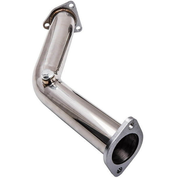 iClosam 2 Test Pipes Decat Non Reson Straight Exhaust Fit Nissan 350Z